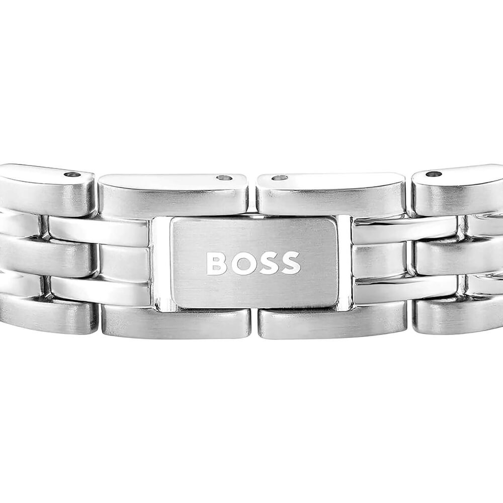 BOSS Wesley Silver Tone Stainless Steel Bracelet