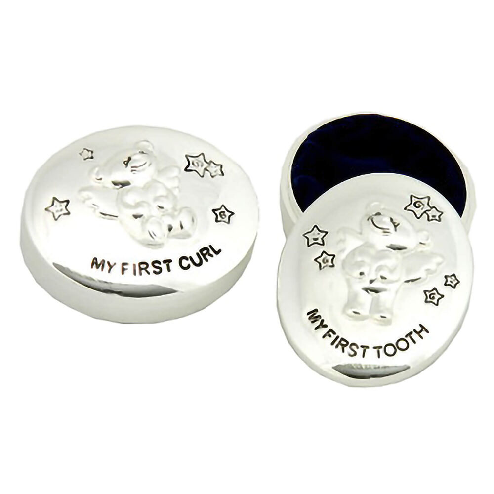 Twinkle Twinkle Silver Plated 1st Tooth & Curl Set image number 0
