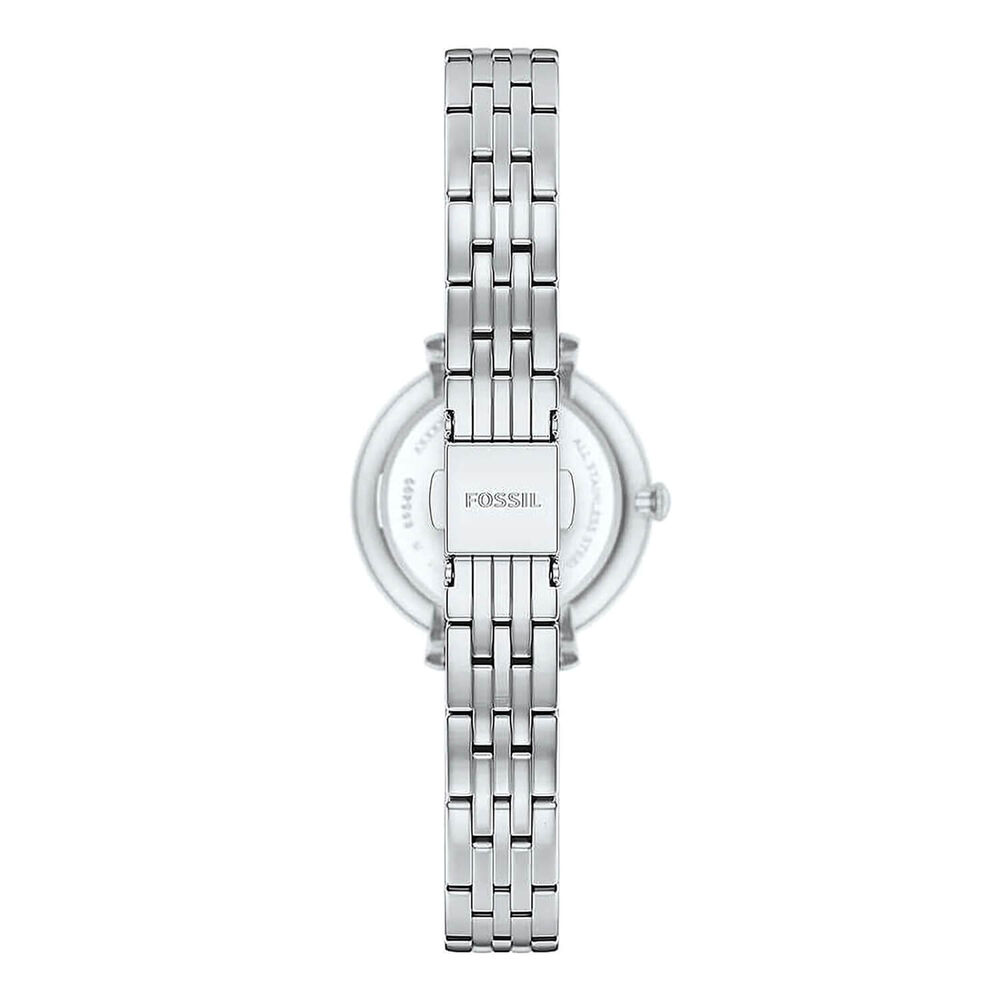 Fossil Heidi 26mm Mother of Pearl Dial Silver Tone Stainless Steel Bracelet Watch