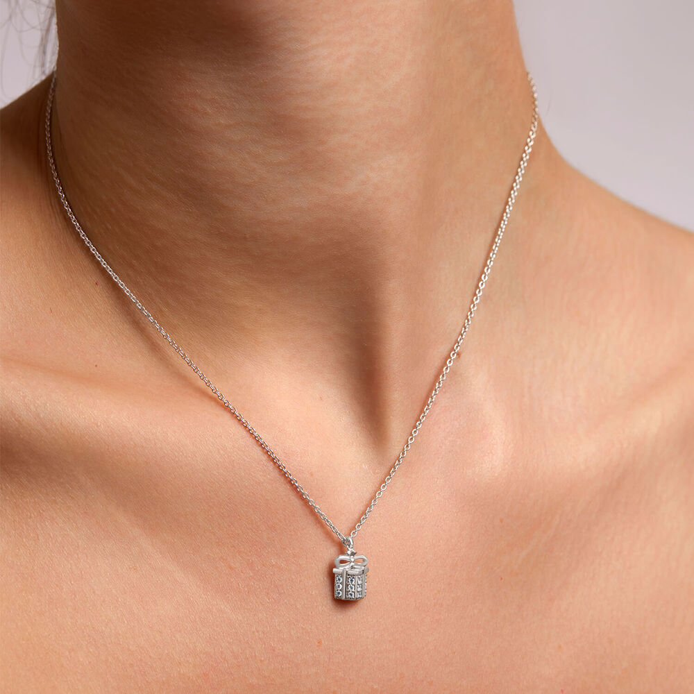 Sterling Silver 0.12ct Diamond Gift Pendant image number 1