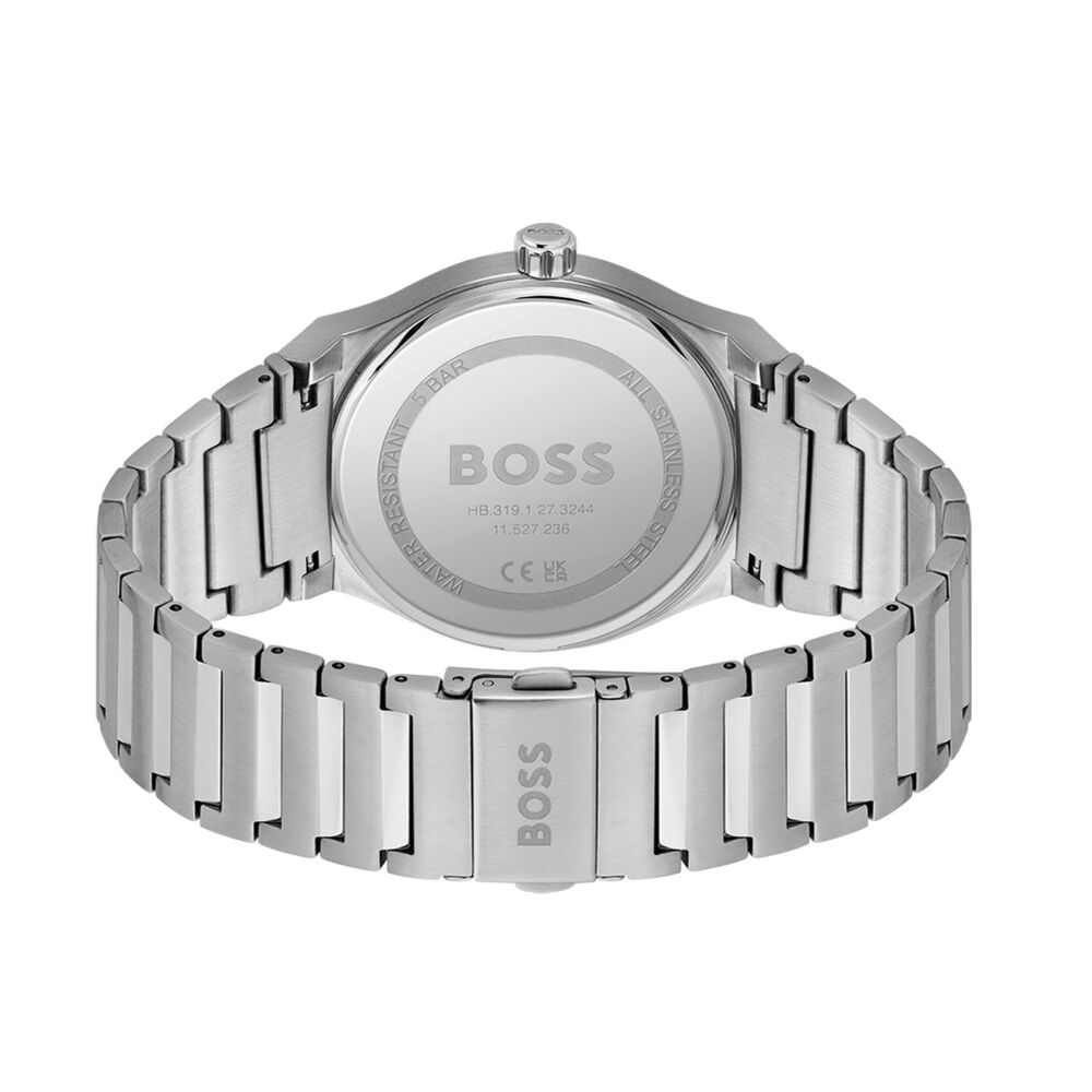 BOSS Candor 41mm Blue Dial 3 Hand Stainless Steel Case Watch image number 1