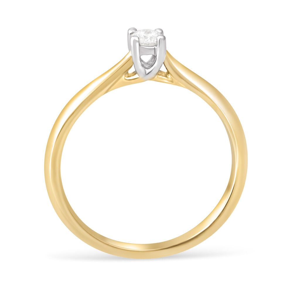 9ct Gold Solitaire Engagement Ring image number 2