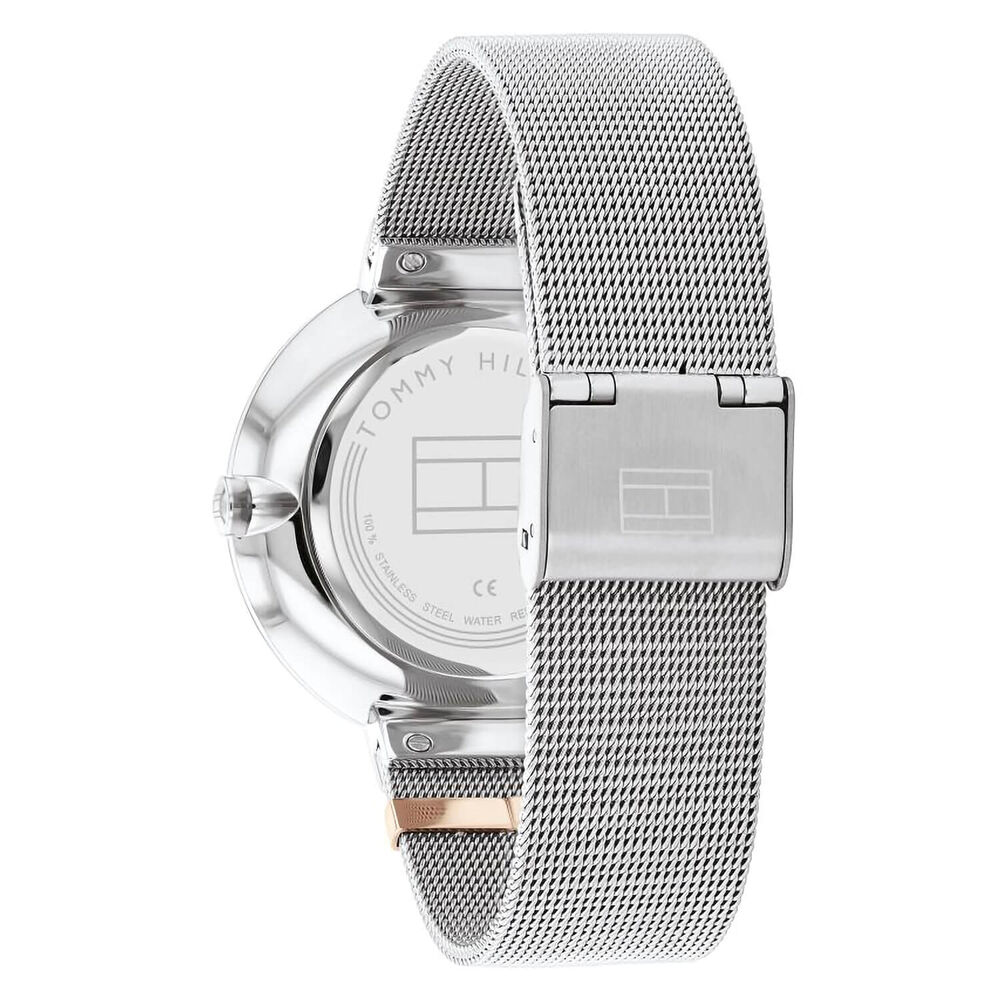 Tommy Hilfiger Lidia 40mm Silver Dial Mesh Bracelet Ladies' Watch image number 2