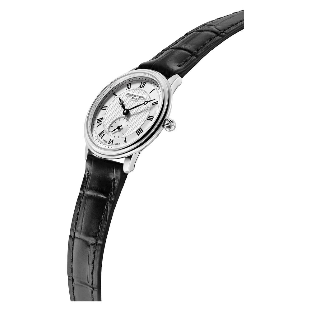 Frederique Constant Slimline Round Dial Black Strap Ladies Watch image number 2