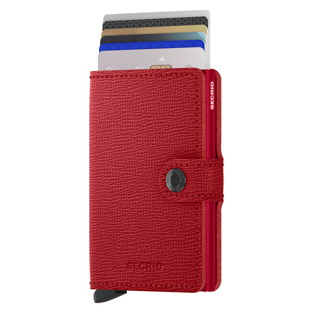 Secrid Crisple Lipstick Red Miniwallet