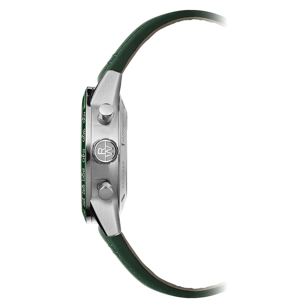 Raymond Weil Freelancer Chronograph 43.5mm Green Dial & Strap Watch