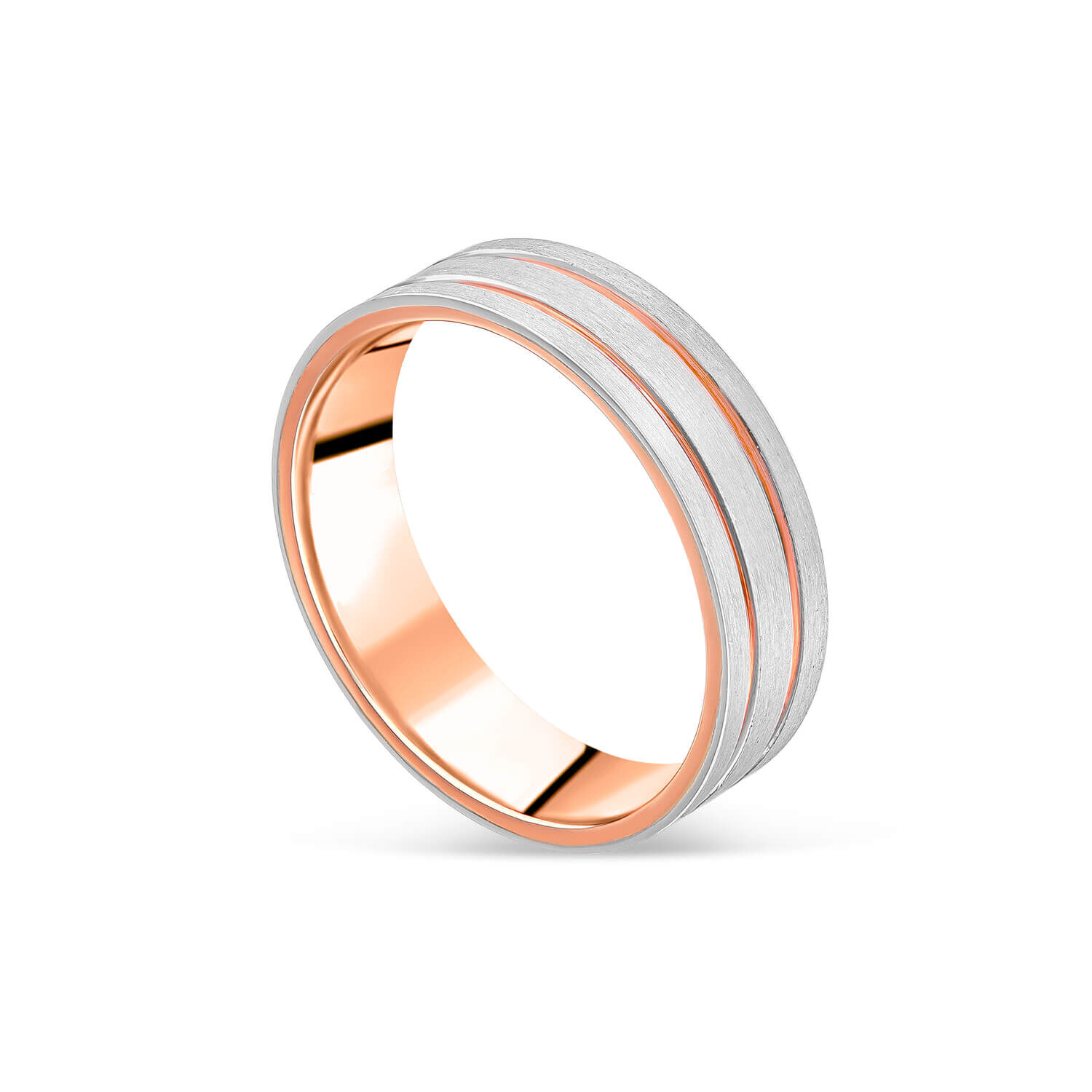 9ct rose outlet gold wedding band