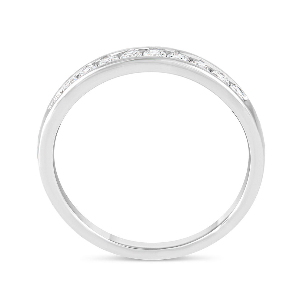 18ct White Gold Eternity Ring image number 2