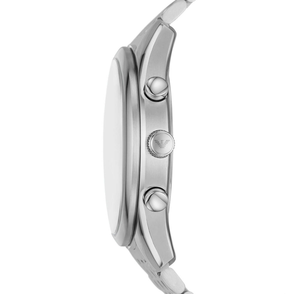 Emporio Armani Antonio Chronograph 41mm Blue Dial Stainless Steel Bracelet Watch image number 2