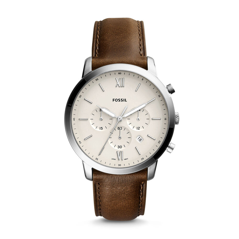 Fossil Neutra Off-White Dial Chronograph Men's Watch