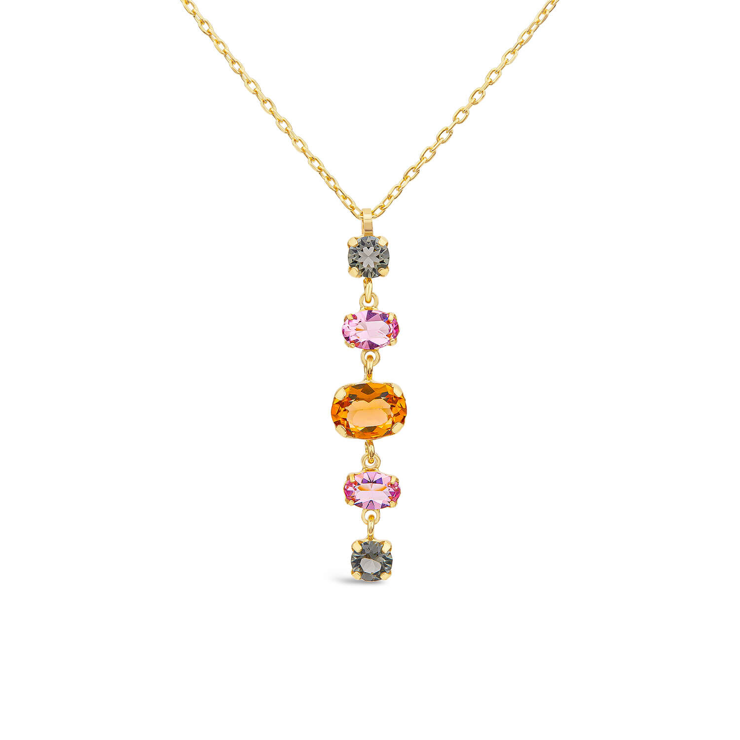 Coloured stone necklace hotsell