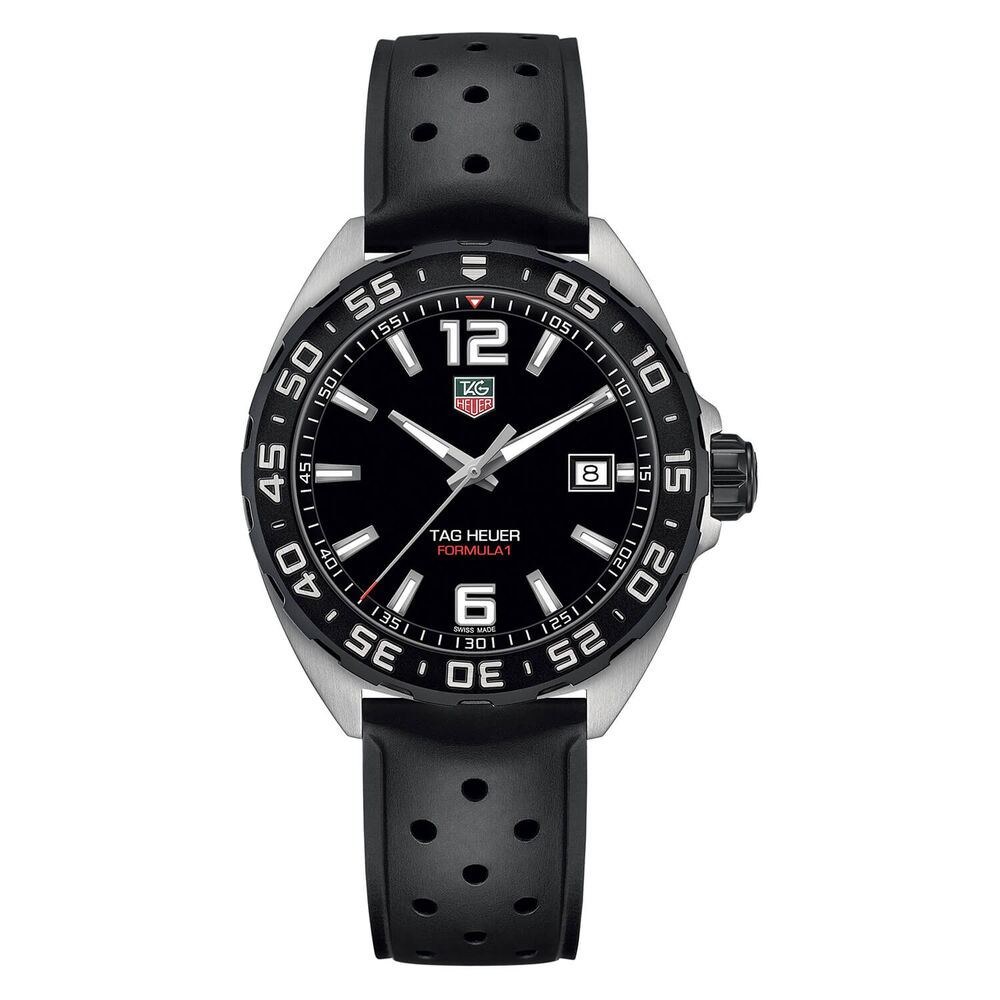 TAG Heuer Formula 1 Men's Black Strap Watch image number 0