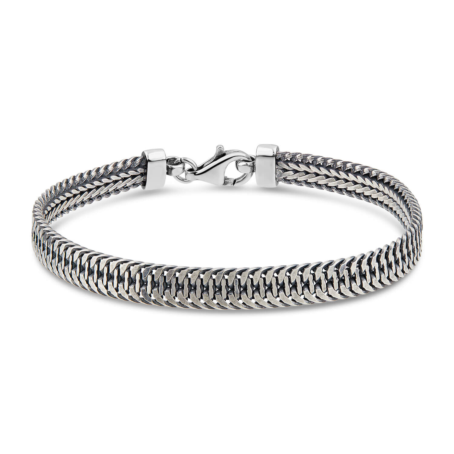 Flat herringbone bracelet clearance