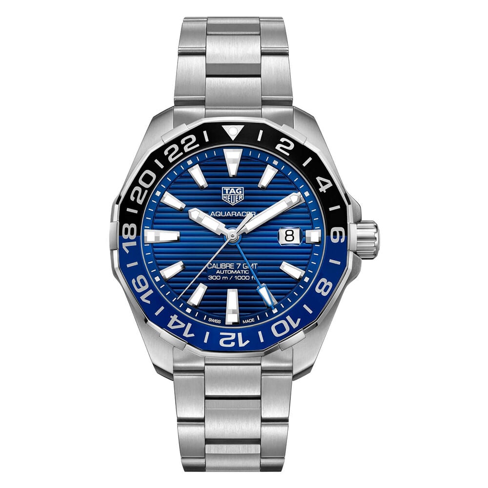 TAG Heuer Aquaracer Mens Calibre 7 Steel Strap Watch