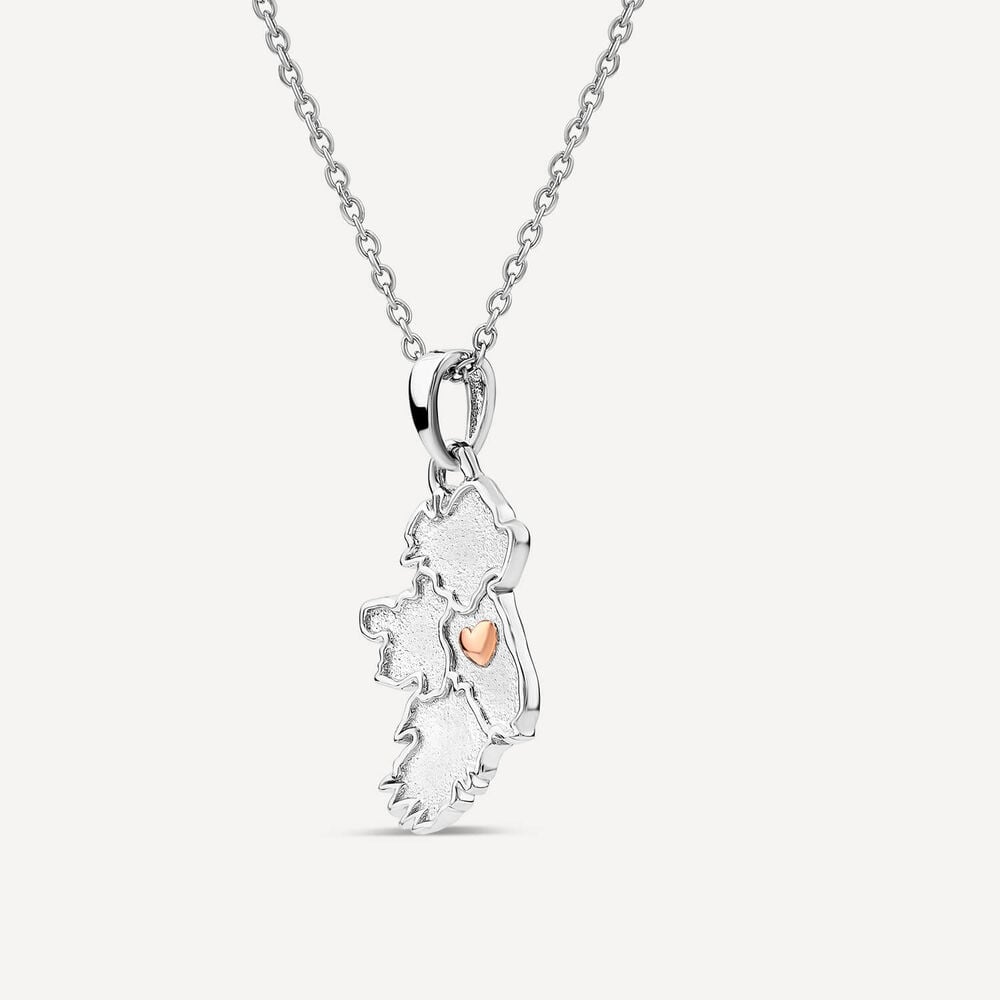 My Heart Belongs to Leinster Sterling Silver Pendant image number 2
