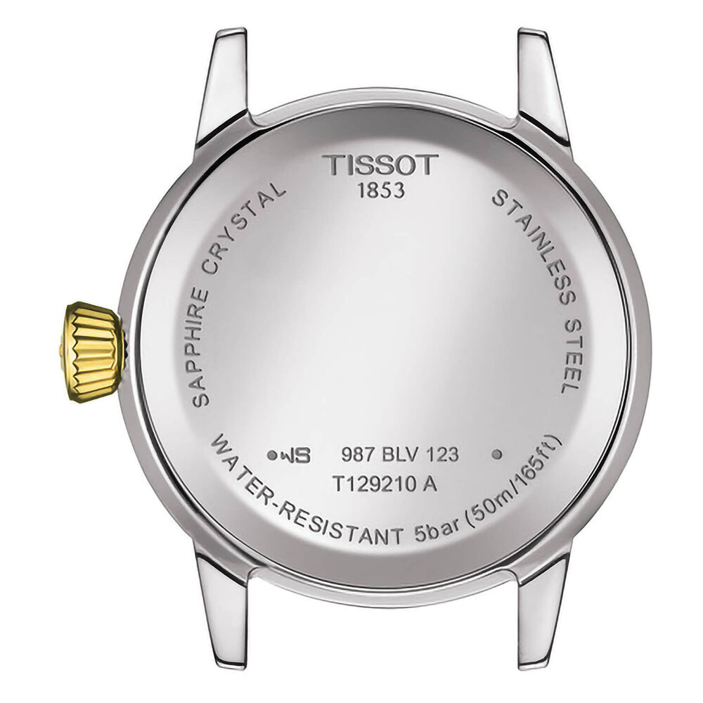 Tissot Dream Collection 28mm Yellow Dial Ladies Watch image number 2