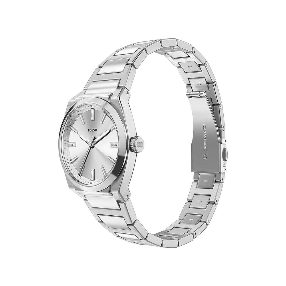 Fossil Everett 30mm Silver Dial Steel Bracelet Watch