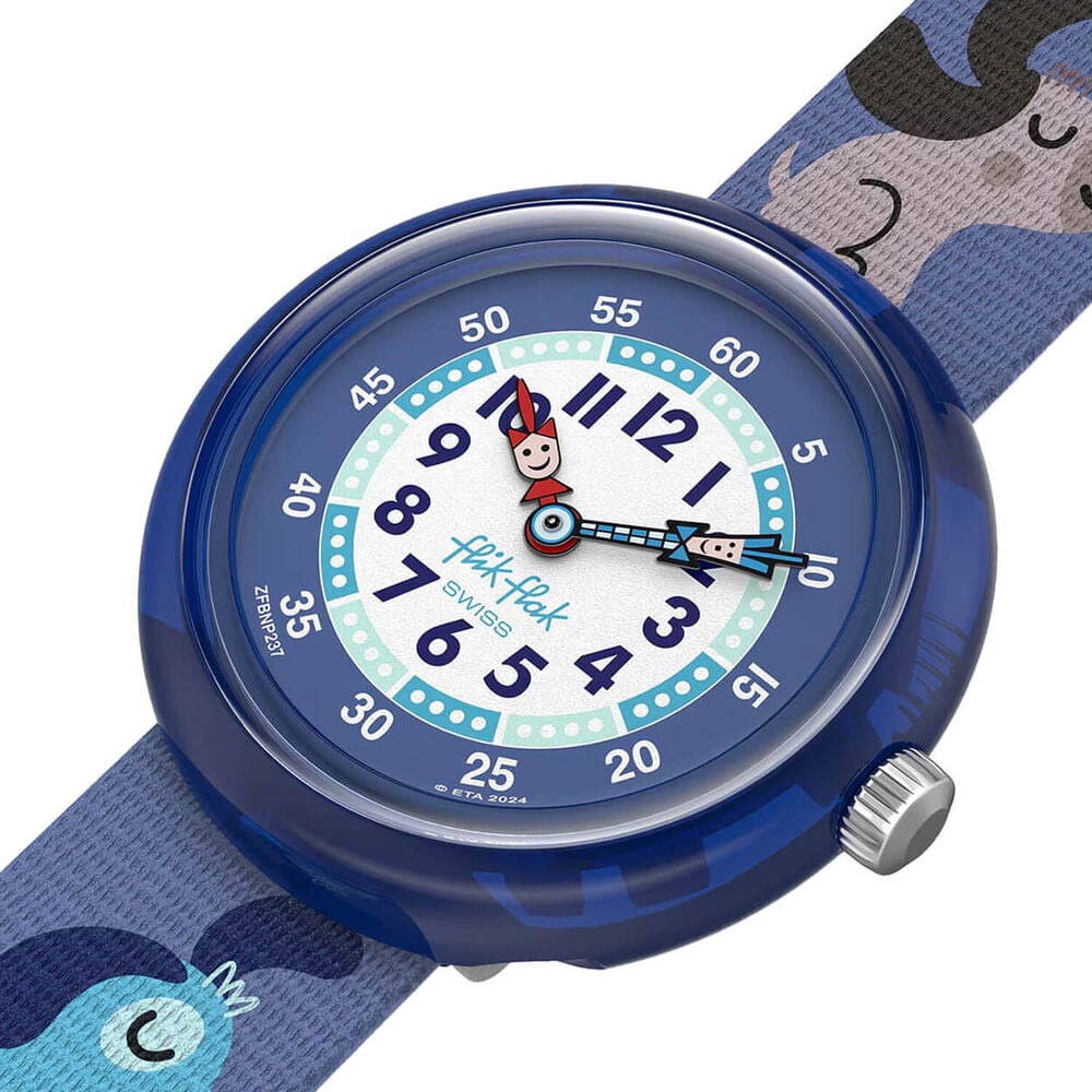 FLIK FLAK Cutie Puppy 31.85mm Blue Dial Quartz Kids Watch image number 2