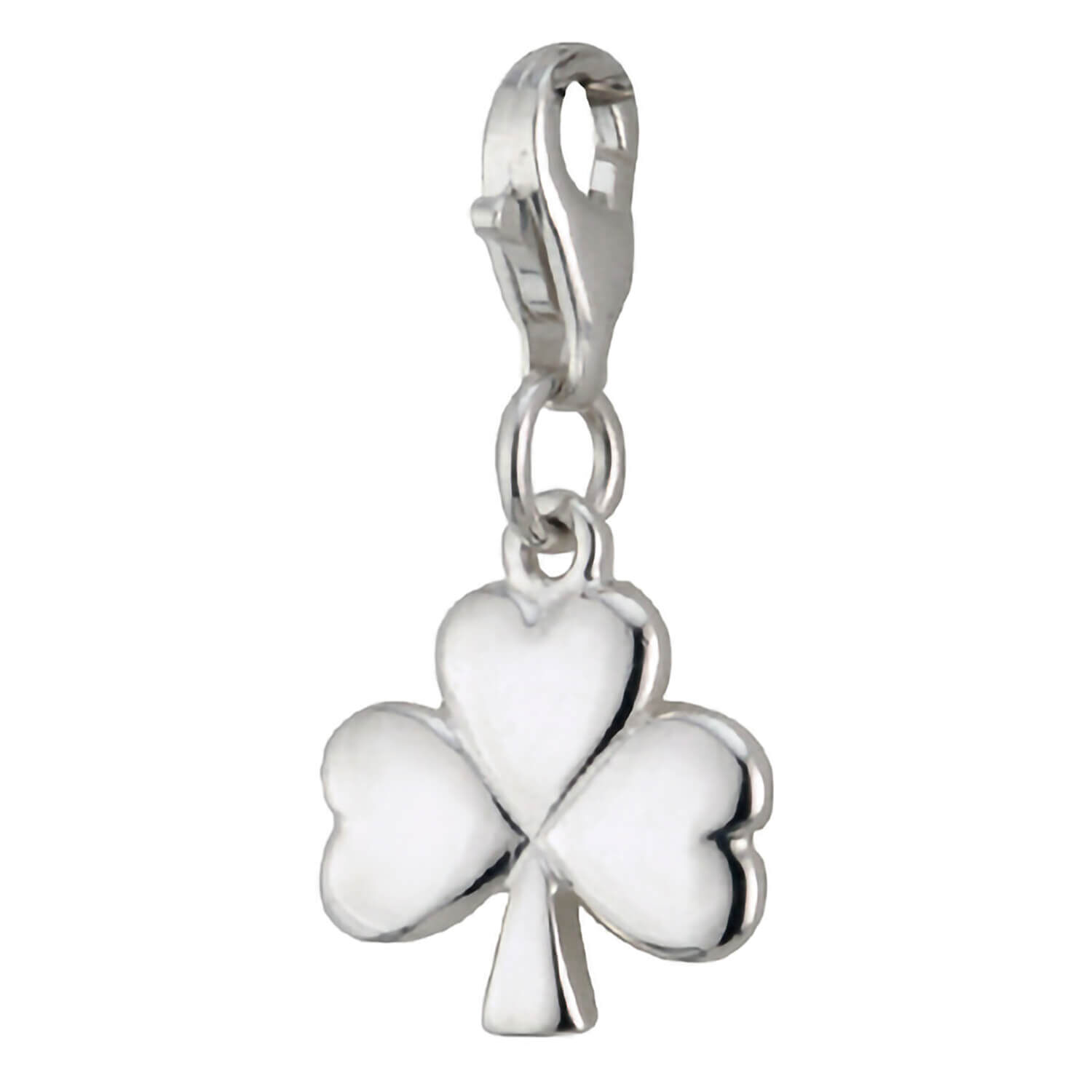 Sterling silver new arrivals shamrock charm