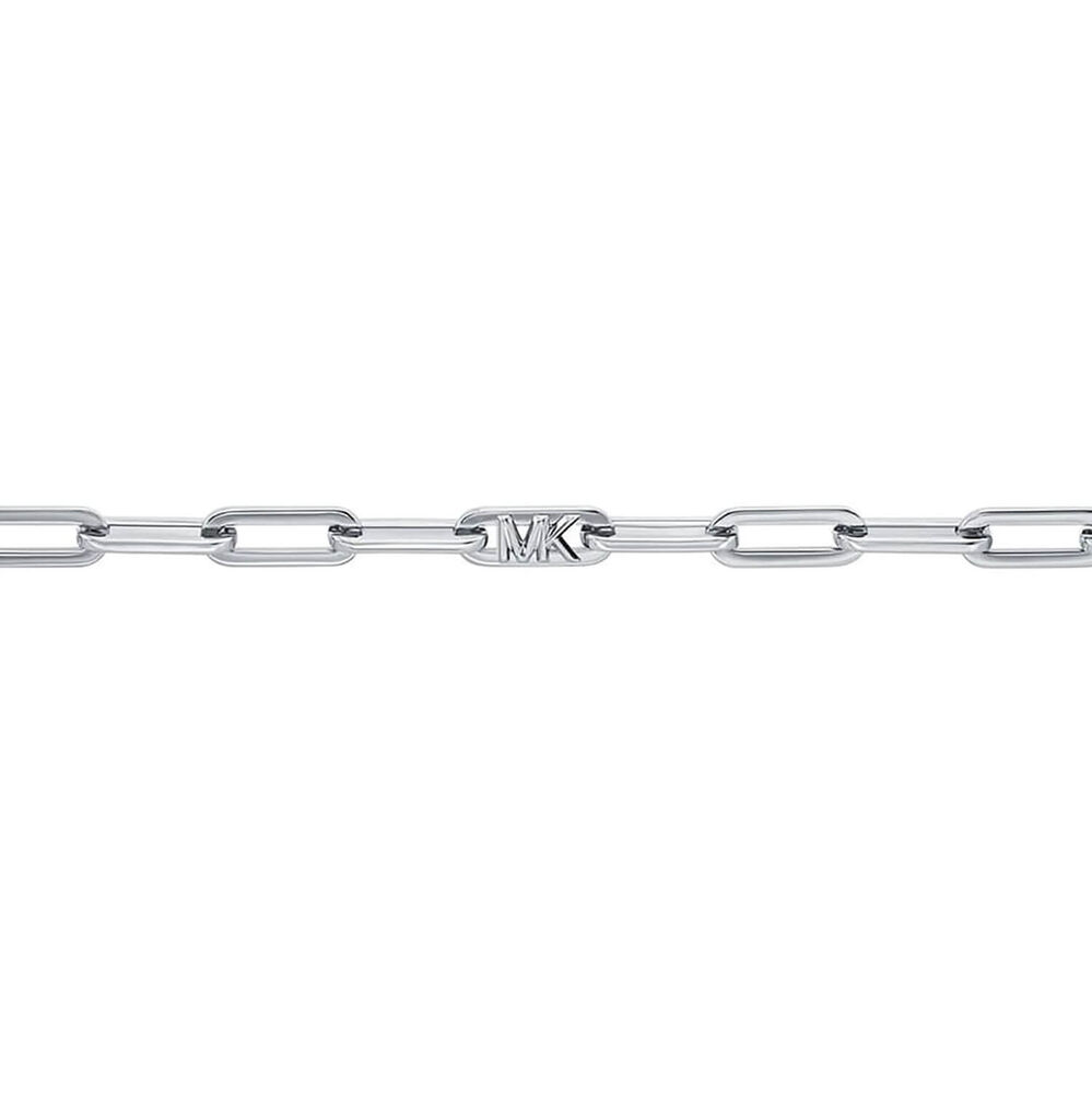 Michael Kors Rhodium Plated Link Bracelet