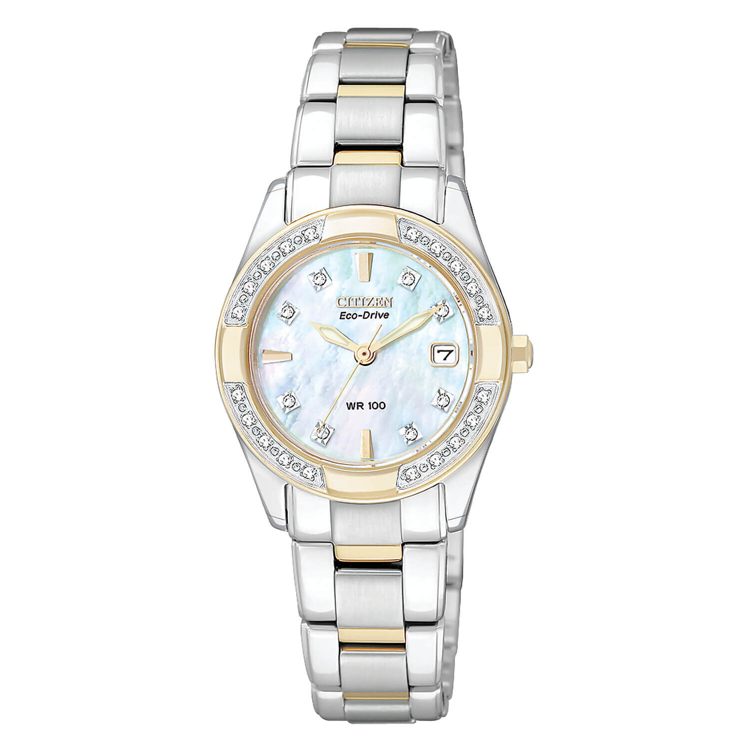 Citizen eco drive hotsell two tone ladies watch