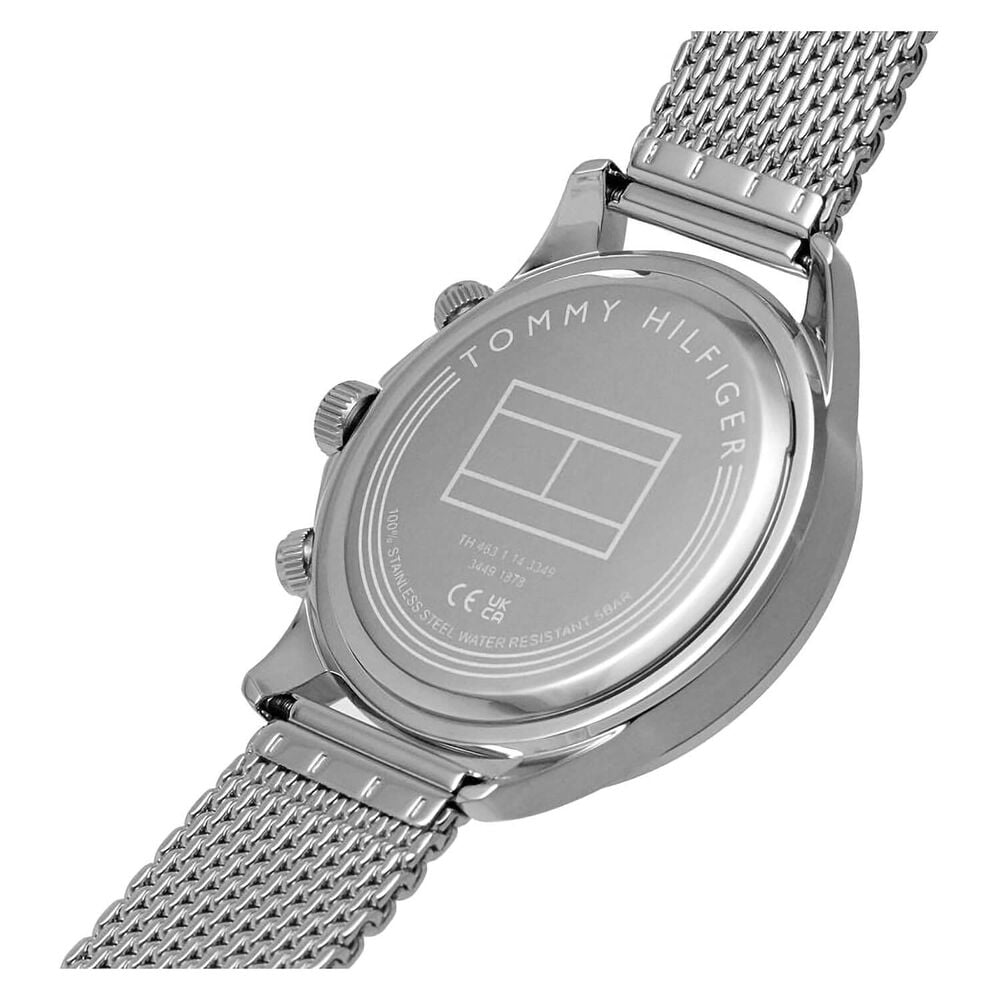 Tommy Hilfiger Miles 44mm Chronograph Blue Dial Bracelet Watch image number 3