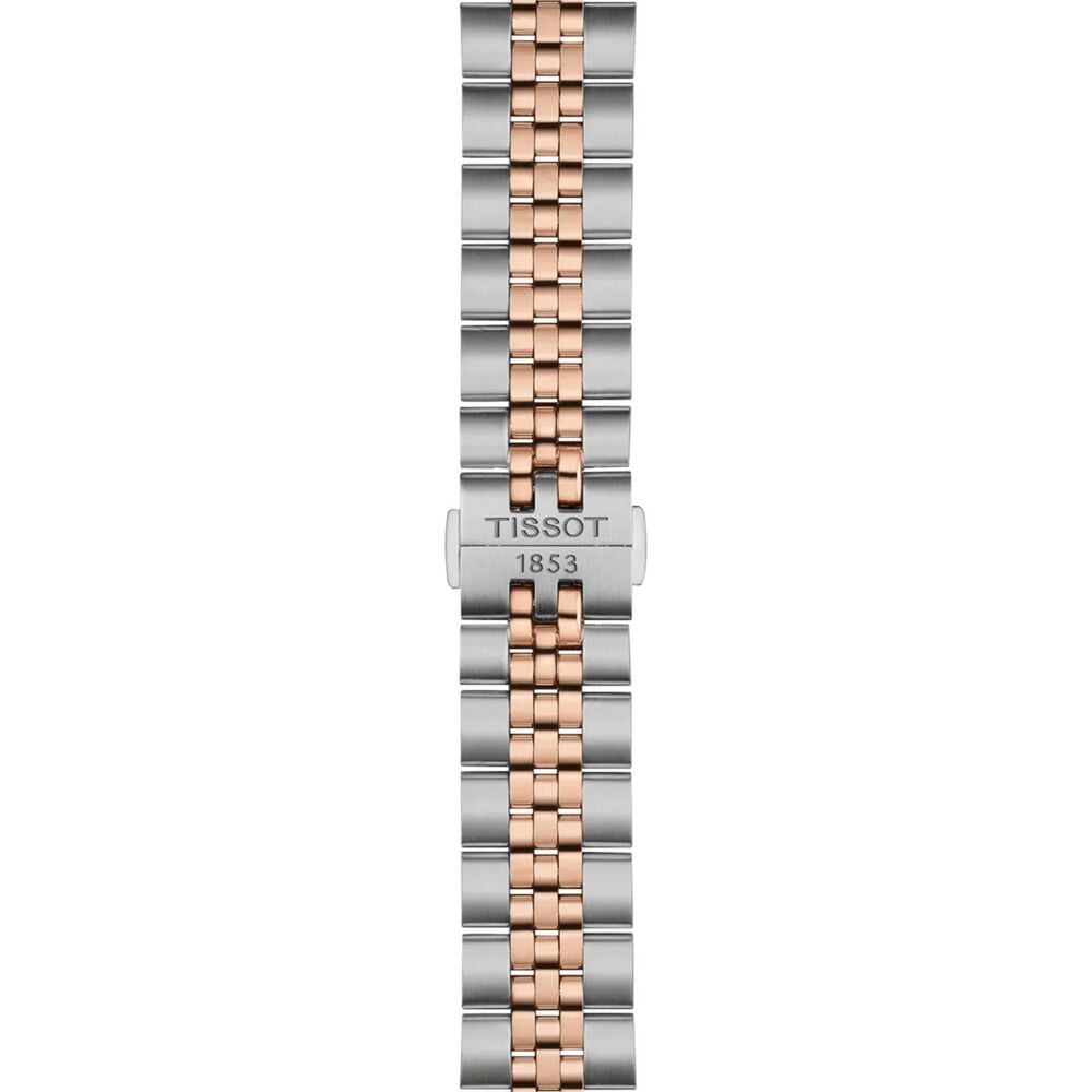 Tissot Ballade 40mm Brown Dial Rose Gold PVD Steel Bracelet Watch image number 3