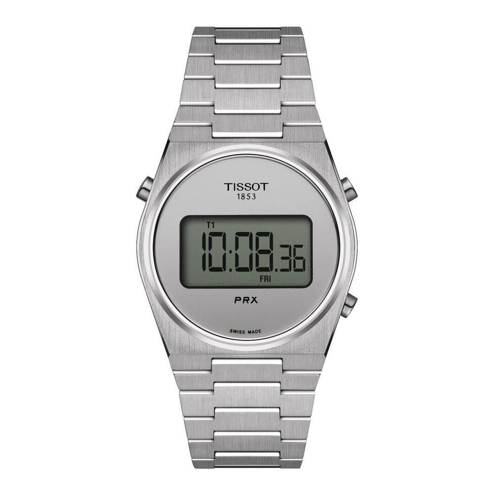 Tissot PRX Digital 35mm Silver Dial Steel Case Bracelet Watch