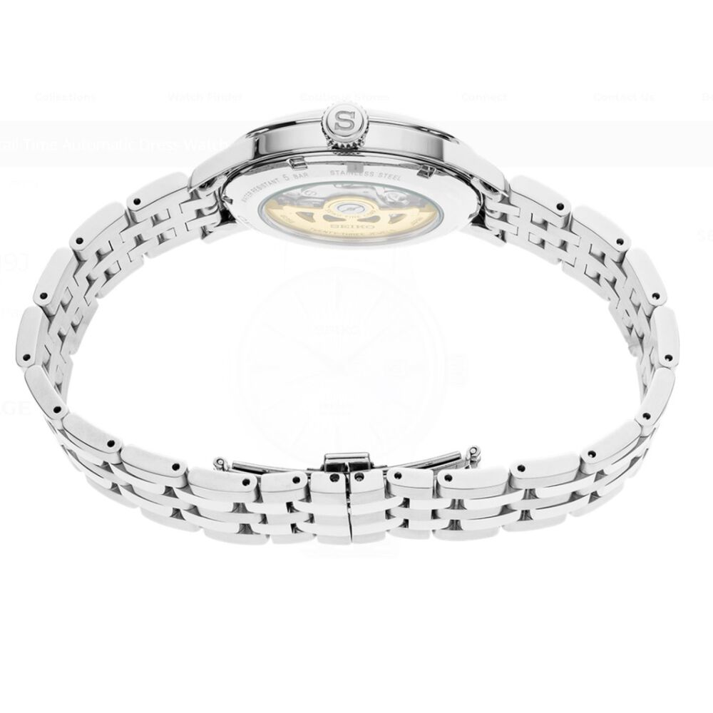 Seiko Presage Cocktail Time Grasshopper 40.5mm Green Dial Bracelet Watch image number 5