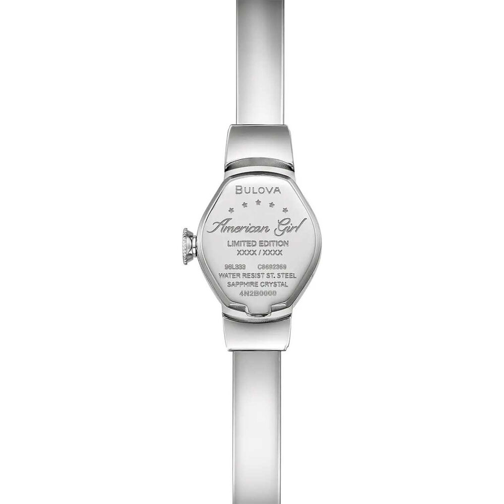 Bulova American Girl Limited Edition 29mm White Dial Steel Bracelet Watch