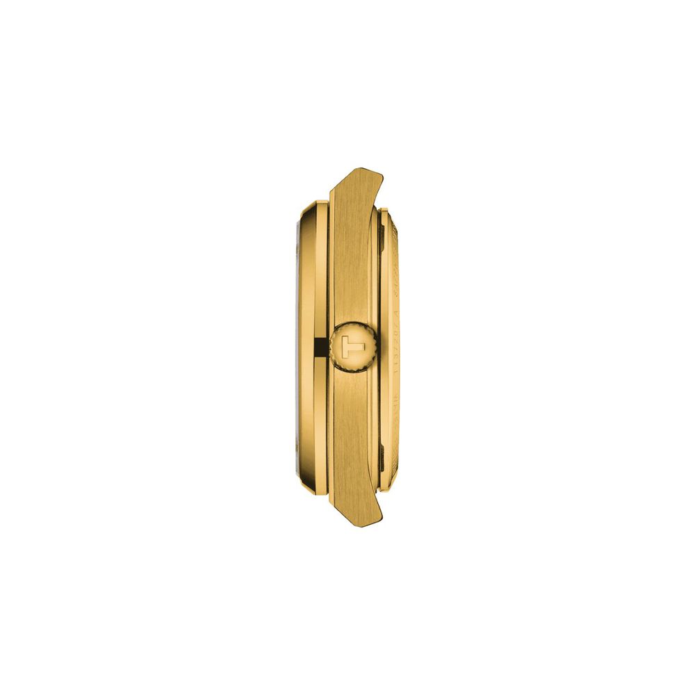 Tissot PRX Automatic 35mm Champagne Dial Yellow Gold Case Bracelet Watch