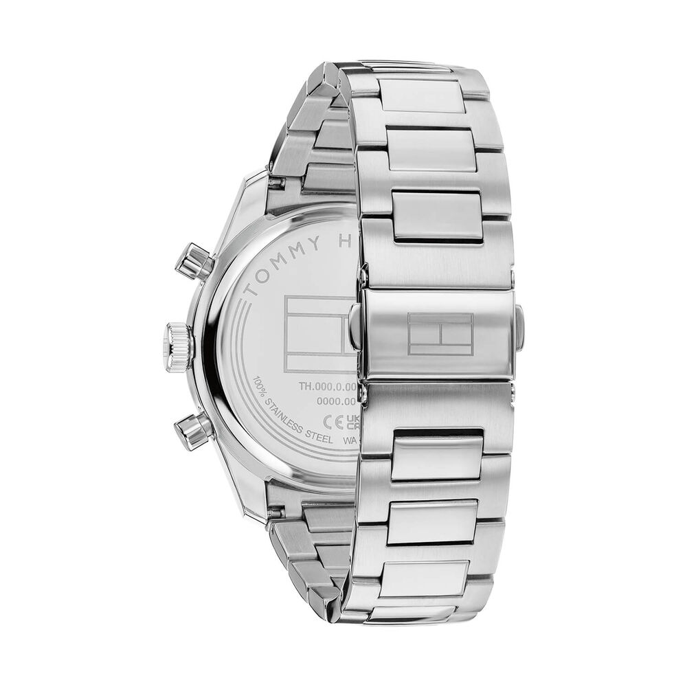 Tommy Hilfiger 42mm Blue Dial Steel Bracelet Watch