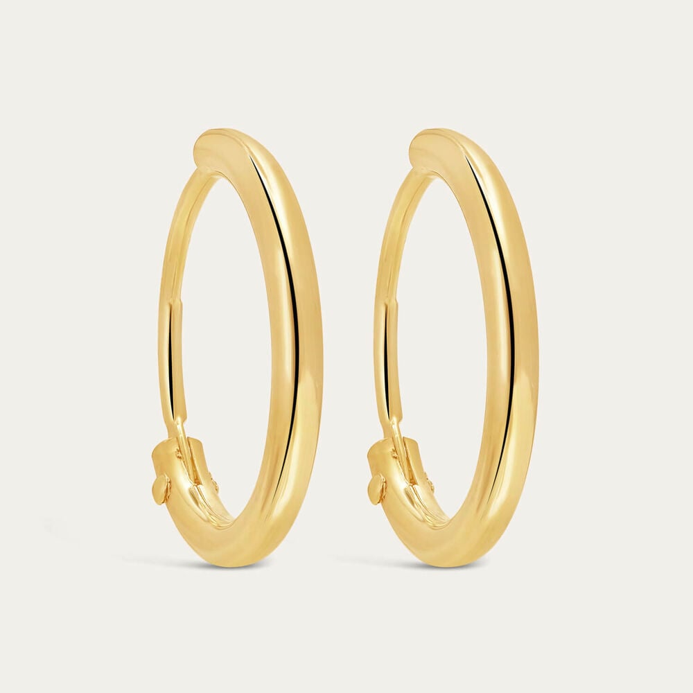9ct Gold Hoop Earrings