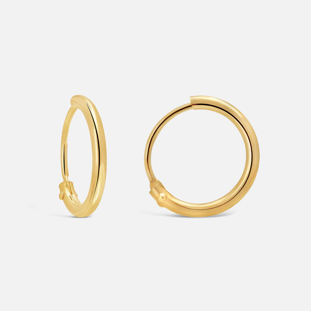 9ct Gold Hoop Earrings