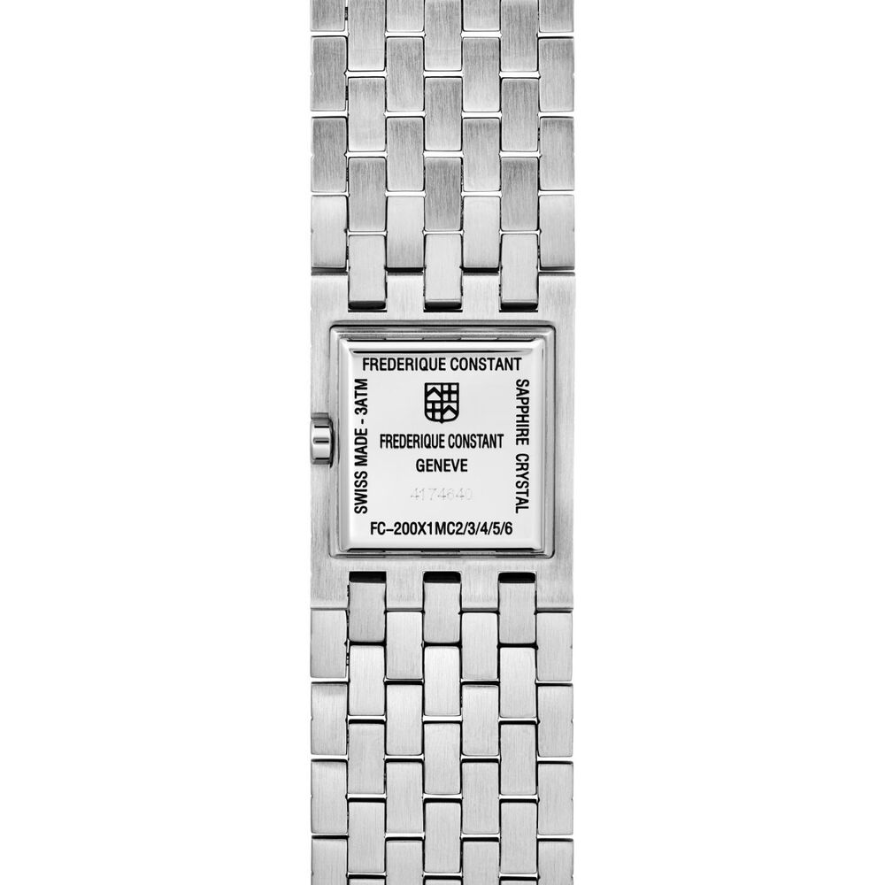 Frederique Constant Classics Manchette White Dial Steel Bracelet Watch image number 3