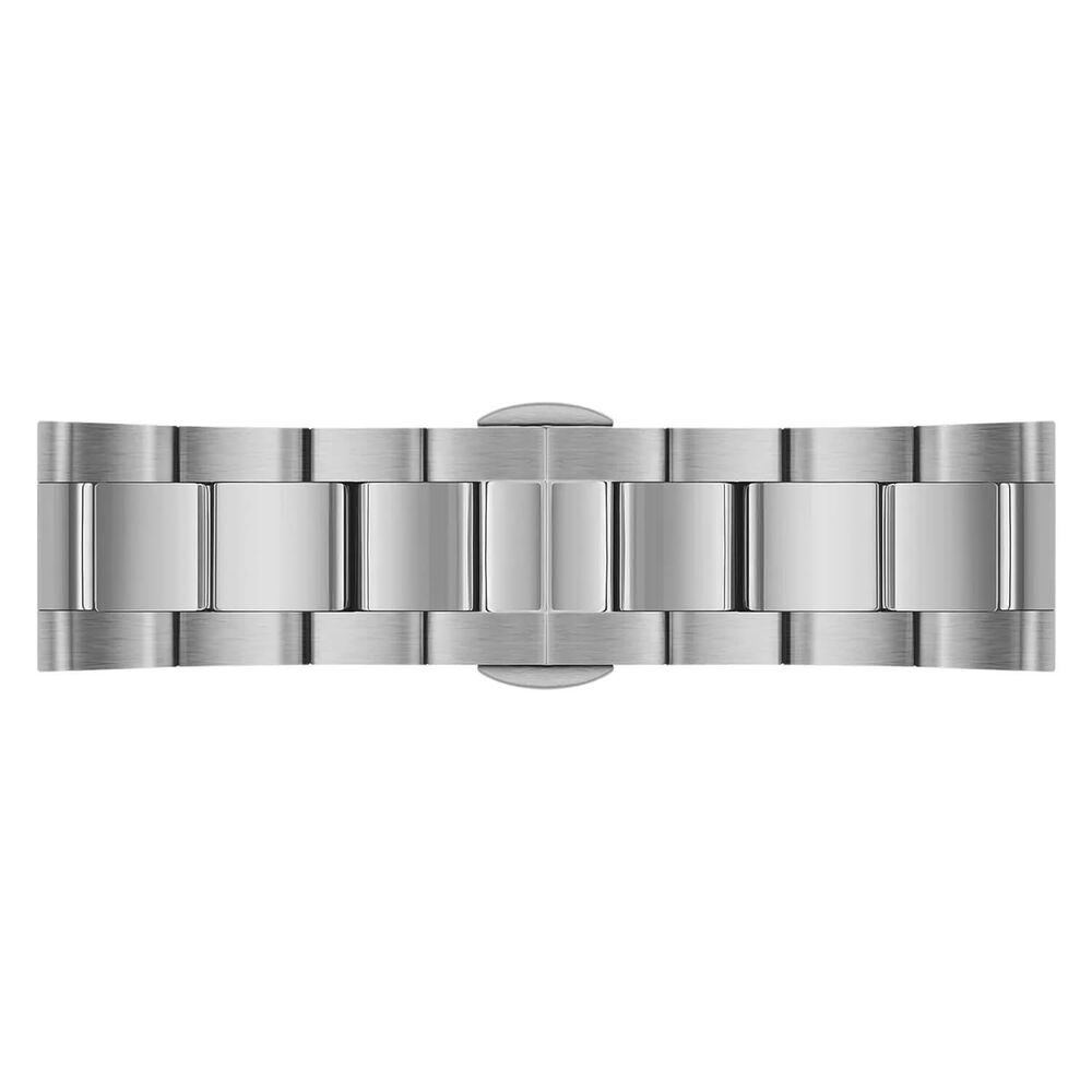 Daniel Wellington Iconic Chronograph 42mm Arctic Blue Sunray Dial Steel Case Watch image number 3