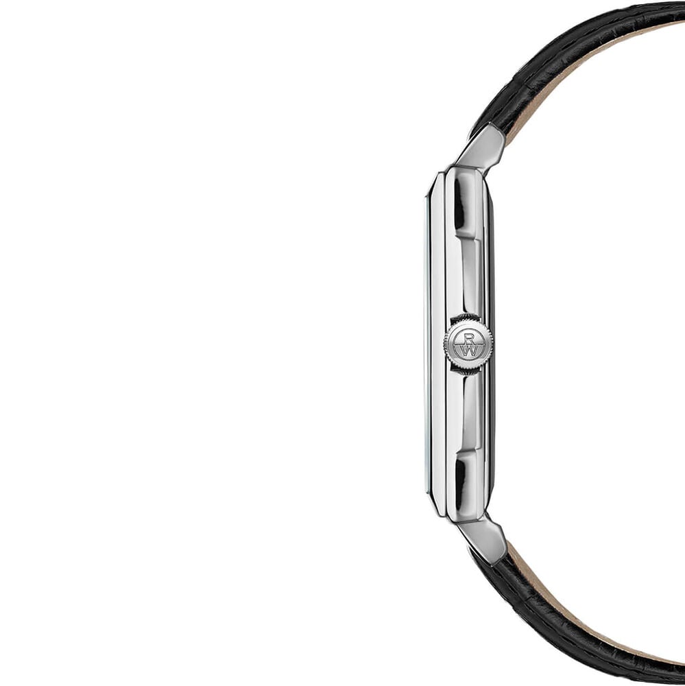 Raymond Weil Toccata 37x29mm White Dial Black Leather Strap Watch