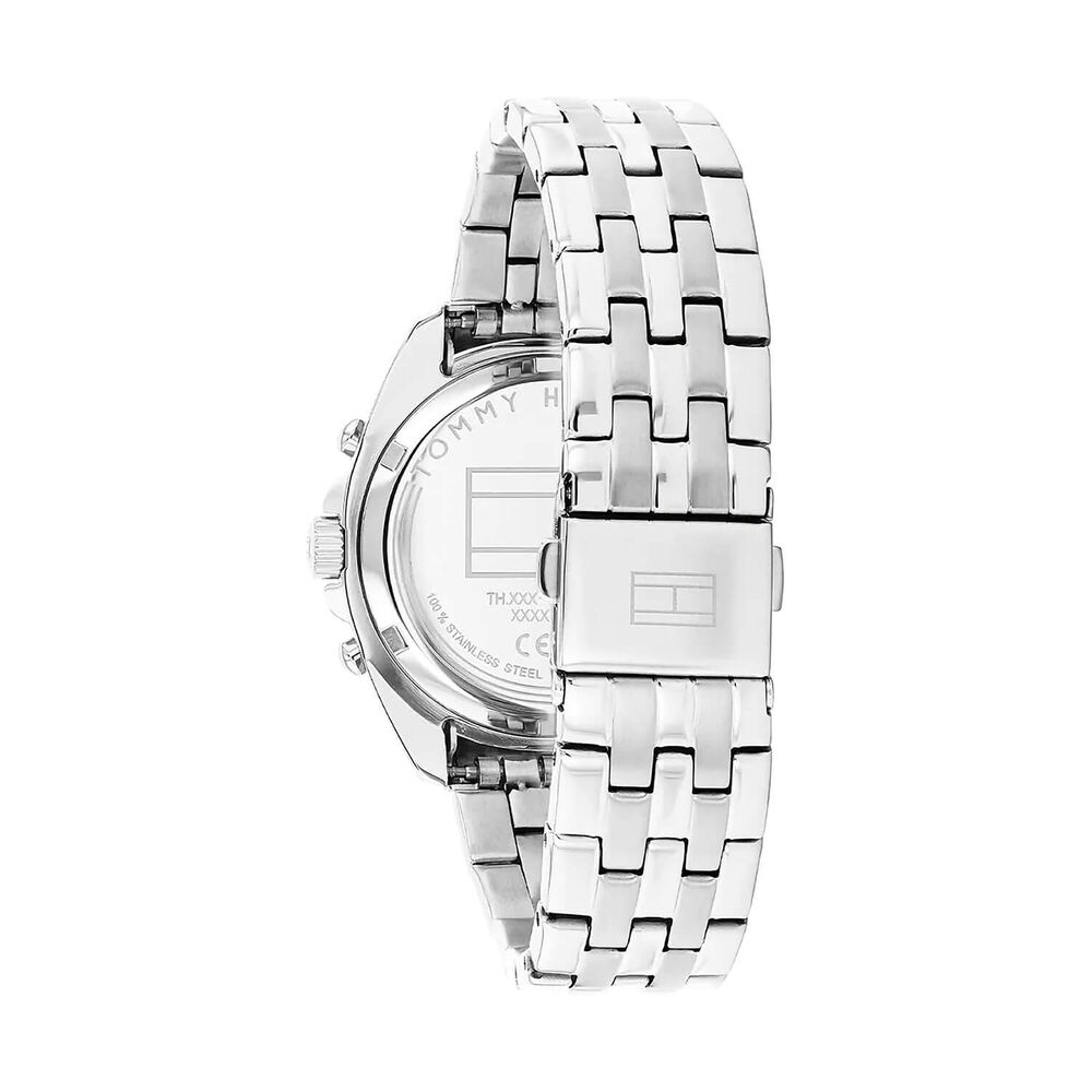 Tommy Hilfiger Mellie 36mm Silver Dial Cubic Zirconia Bezel Steel Case Bracelet Watch image number 2