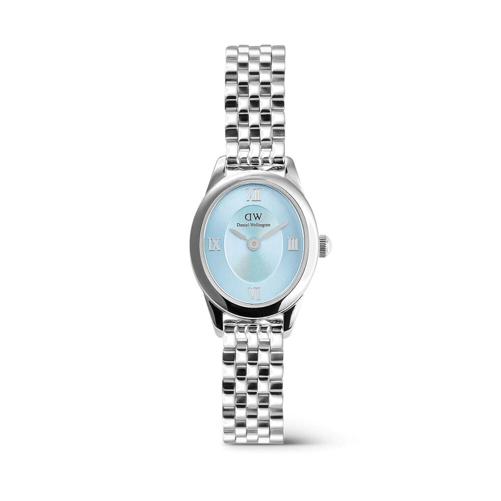 Daniel Wellington Ophelia Mini Ice Blue Silver 22x25.5mm Dial Steel Bracelet Watch image number 0