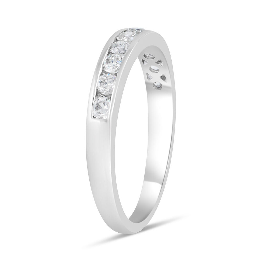 18ct White Gold Eternity Ring image number 3