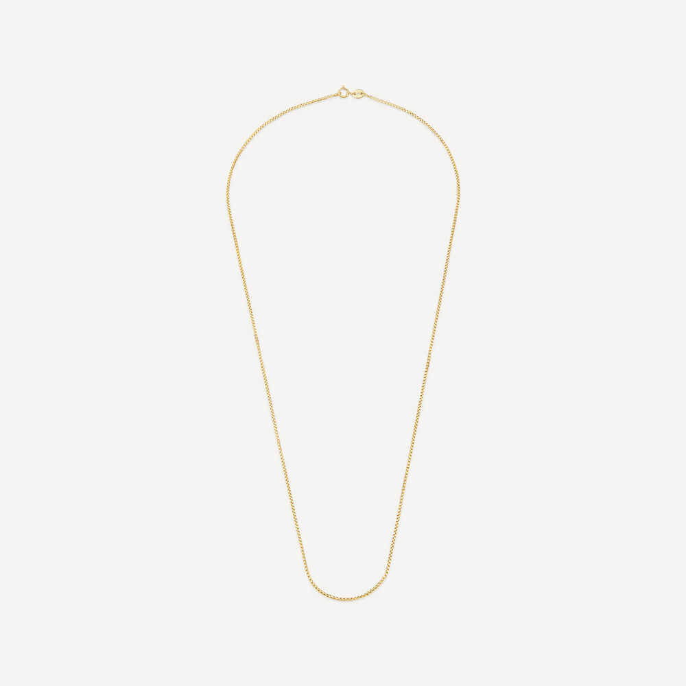 9ct Yellow Gold Belcher Necklet image number 2