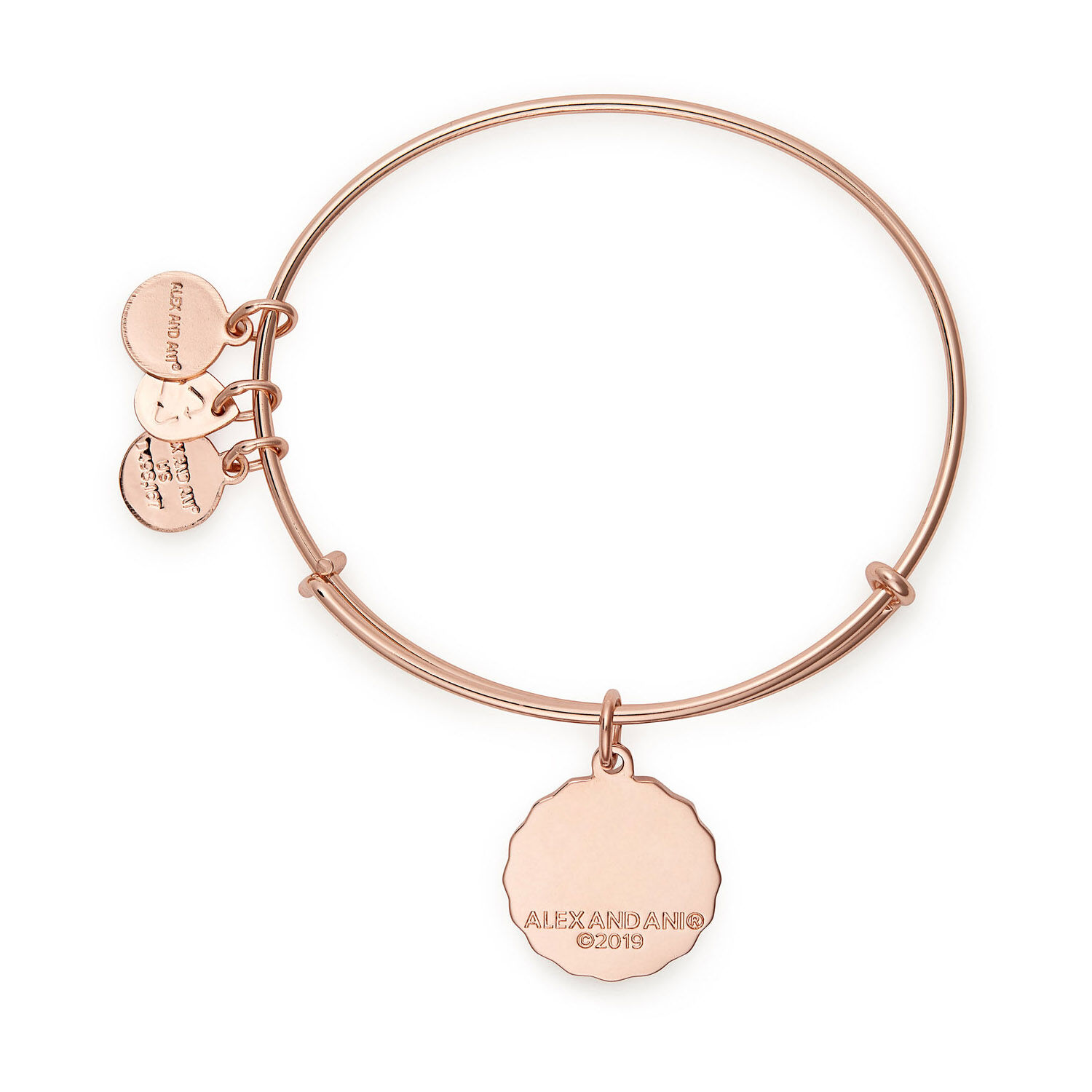 Alex and ani rose gold top