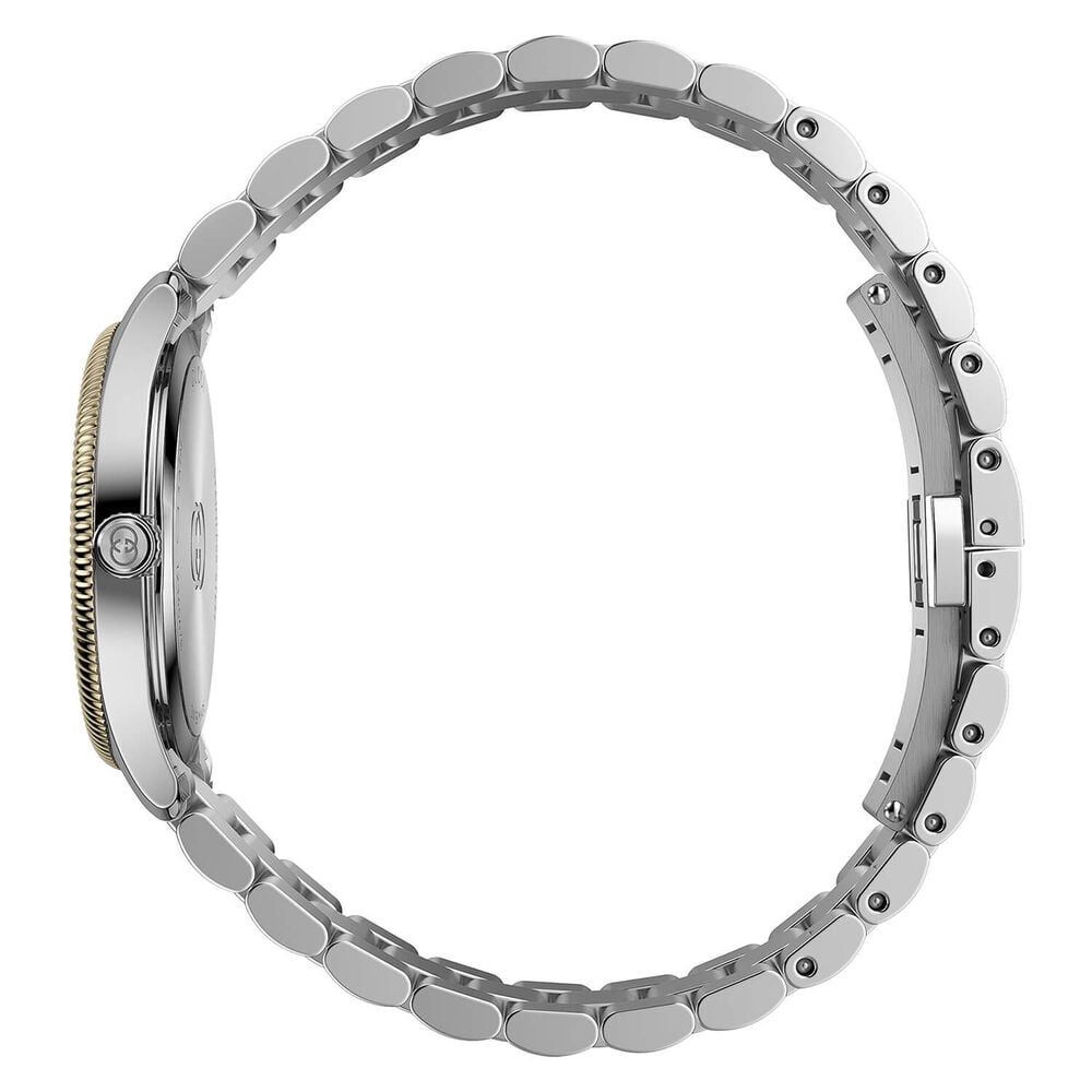 Gucci G-Timeless Quartz 29mm Silver Dial Diamond Dots Steel Bracelet Watch image number 2
