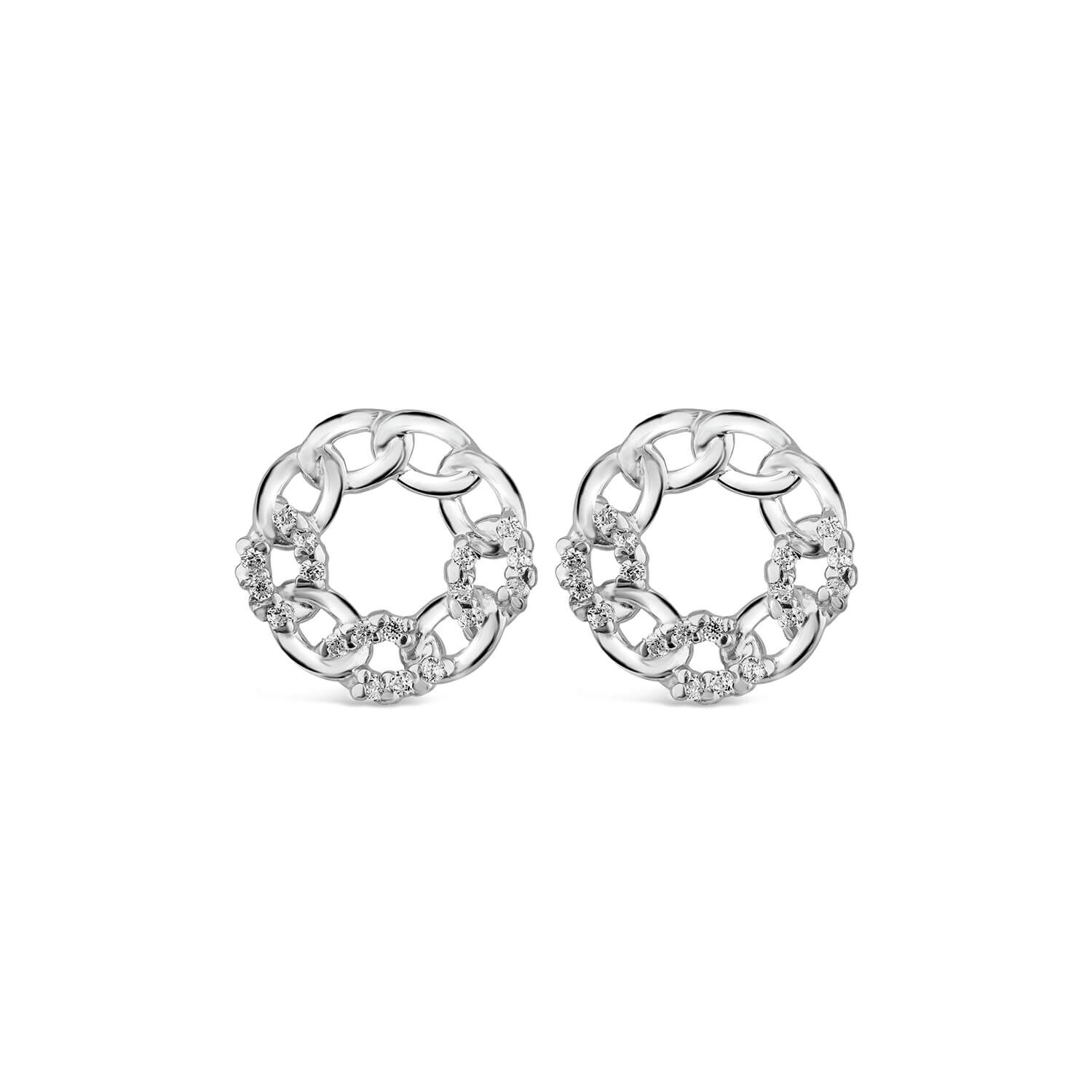 Circle earrings discount