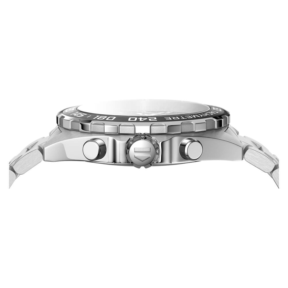 TAG Heuer Formula 1 Chronograph 43mm Black Dial Stainless Steel Bracelet Watch image number 3