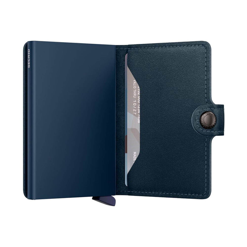 Secrid Original Navy-Navy Leather Miniwallet image number 3