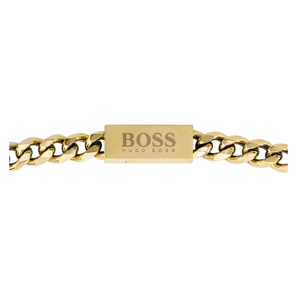 BOSS Gents Chain For Him Gold IP Necklace