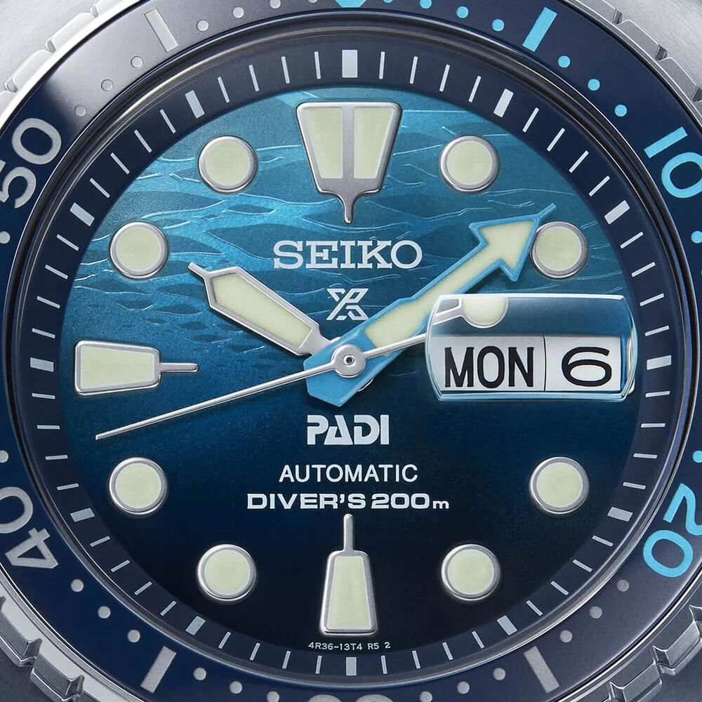 Seiko Prospex  ‘Deep Blue’ King Turtle Padi Special Edition 45mm Blue Dial Watch image number 2