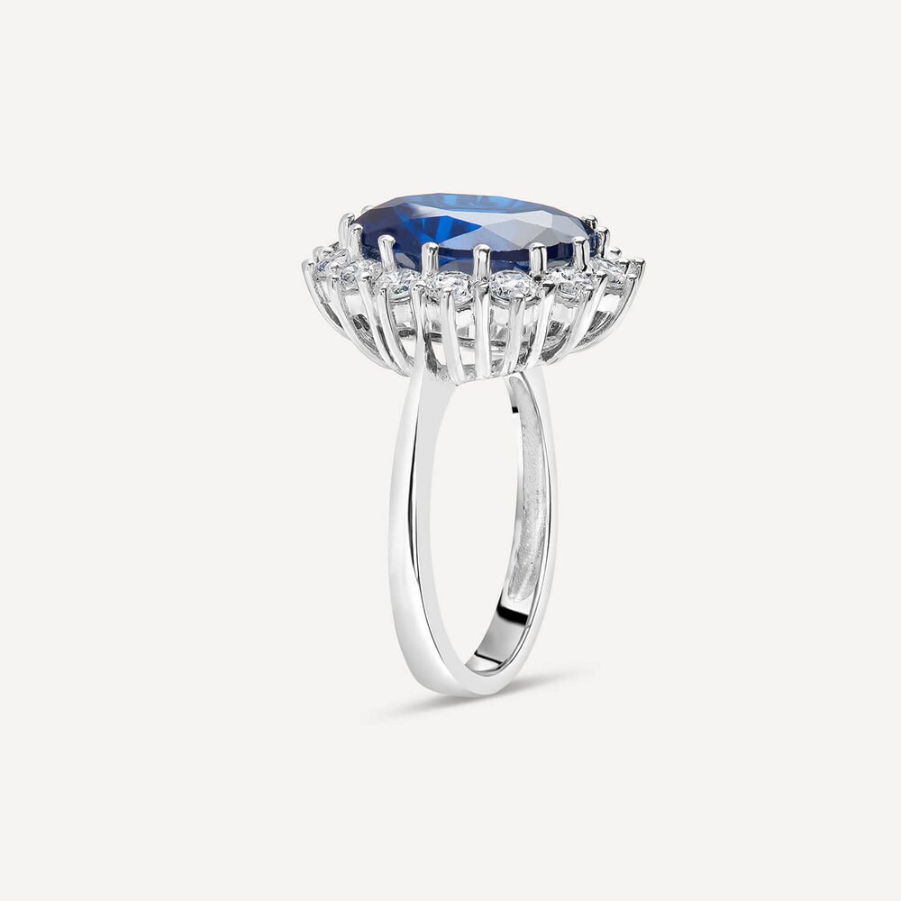 Sterling Silver Cubic Zirconia Ring image number 3
