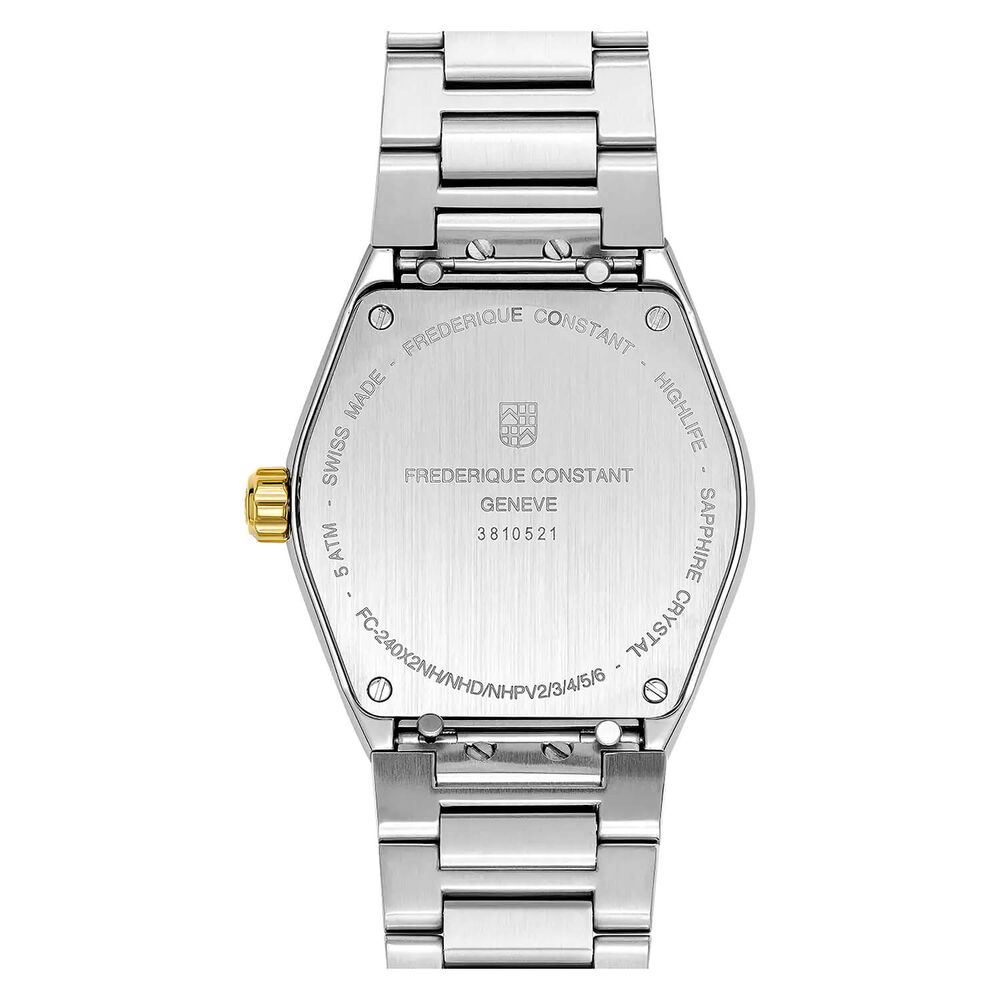 Frederique Constant Highlife Quartz 31mm Silver Dial Steel & Yellow Gold Bracelet Watch image number 2